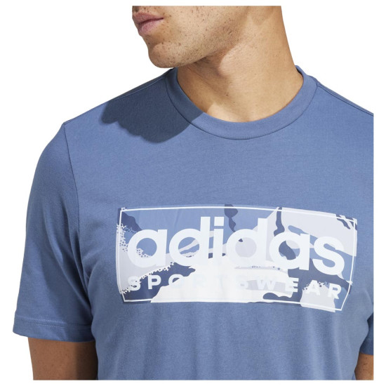 Adidas Ανδρική κοντομάνικη μπλούζα Camo Linear Graphic Tee Adidas Ανδρική κοντομάνικη μπλούζα Camo Linear Graphic Tee